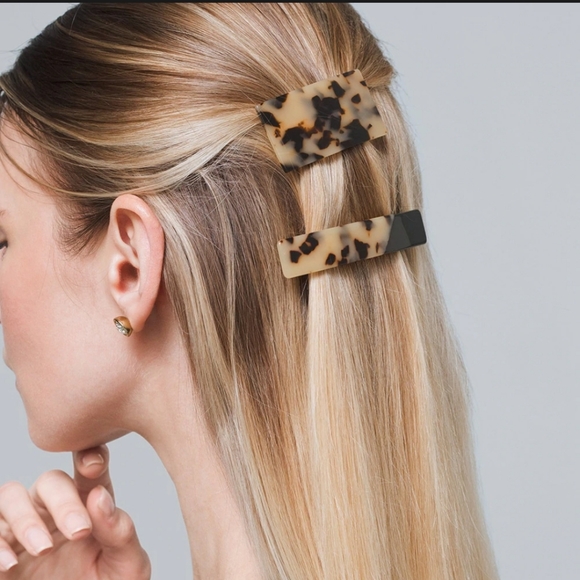 2X HOST PICK!!! TORTOISE HAIR CLIPS, SET OF 2 - Picture 2 of 5